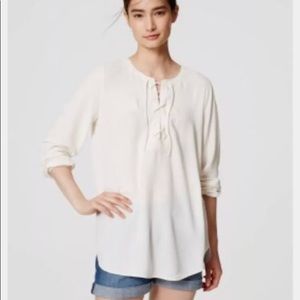 LOFT Cream Blouse
